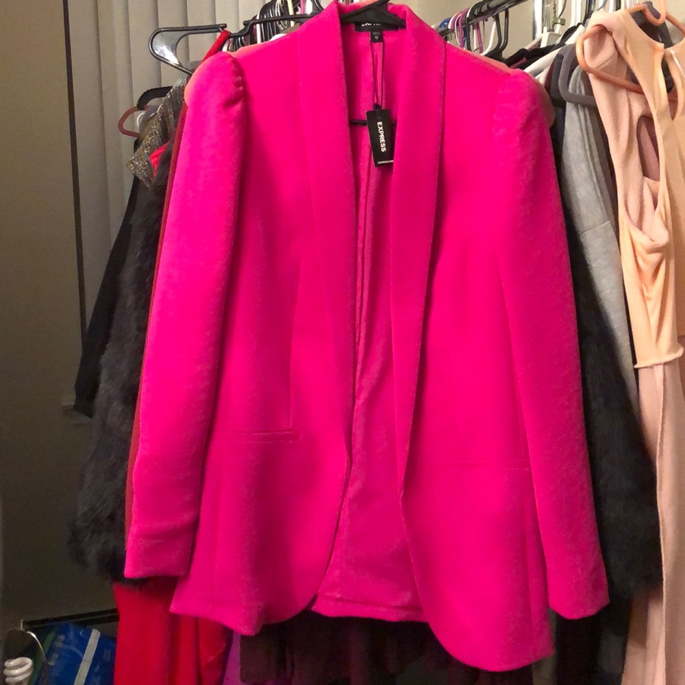 Fuschia Express pink blazer